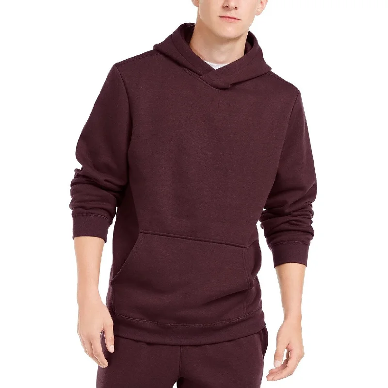High-end Wear ID Ideology Men's Fleece Hoodie Wine Size Small