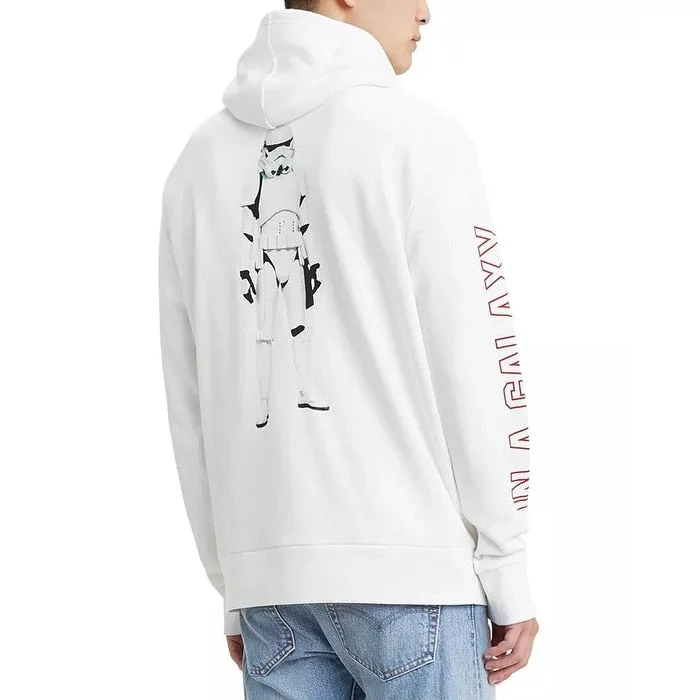 Sports Trend Levi's Men's Star Wars Stormtrooper Hoodie White Size 2 Extra Large