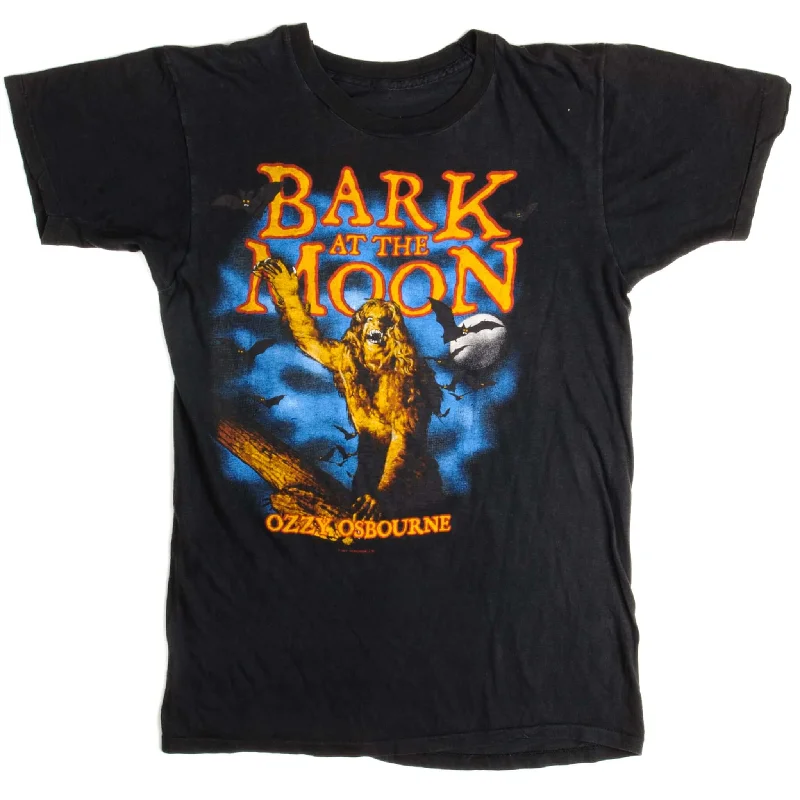 VINTAGE OZZY OSBOURNE BARK AT THE MOON US TOUR TEE SHIRT 1984 SMALL MADE IN USA