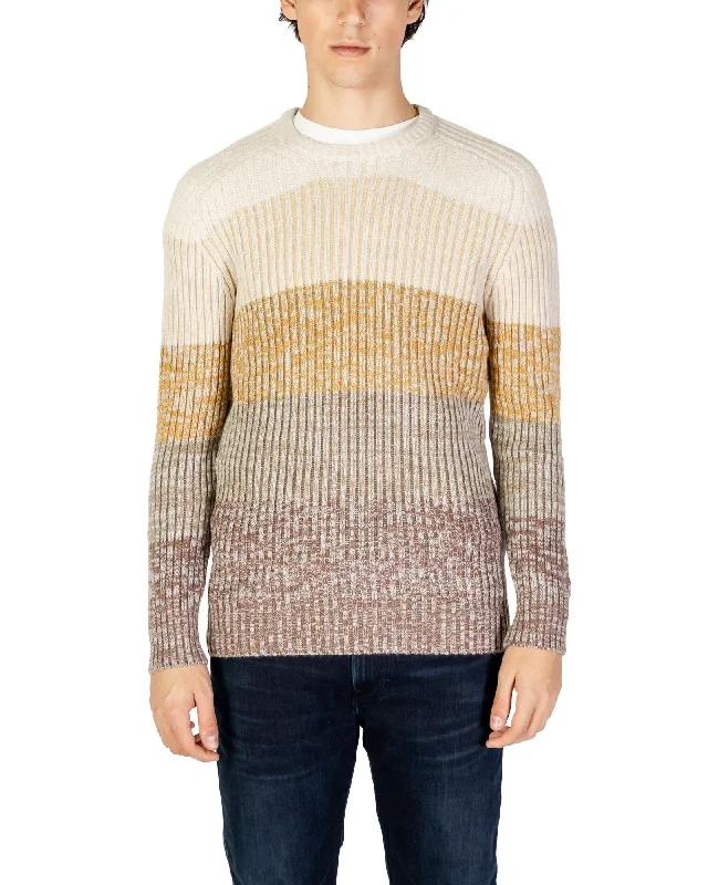 Fresh And Fashionable Hydra Clothing Striped Long Sleeve Knitwear