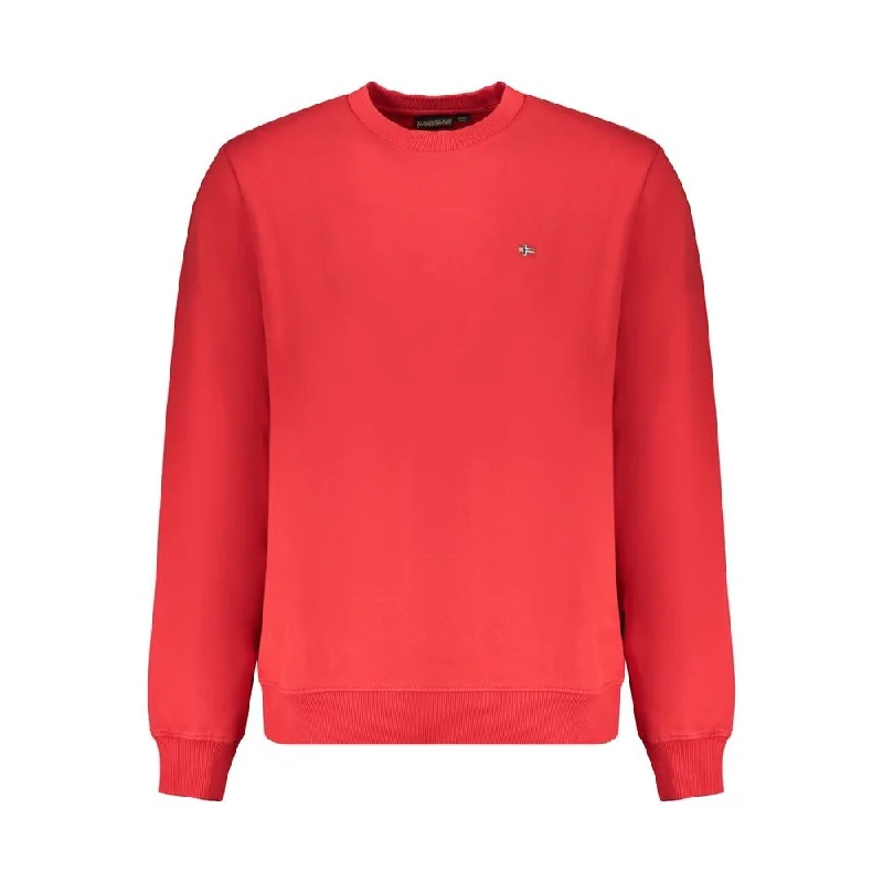 Napapijri Red Cotton Men's Sweater