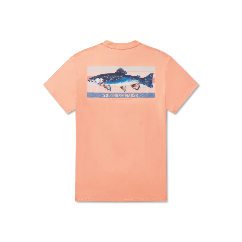 Youth Fishing Lines Tee - Brook Trout