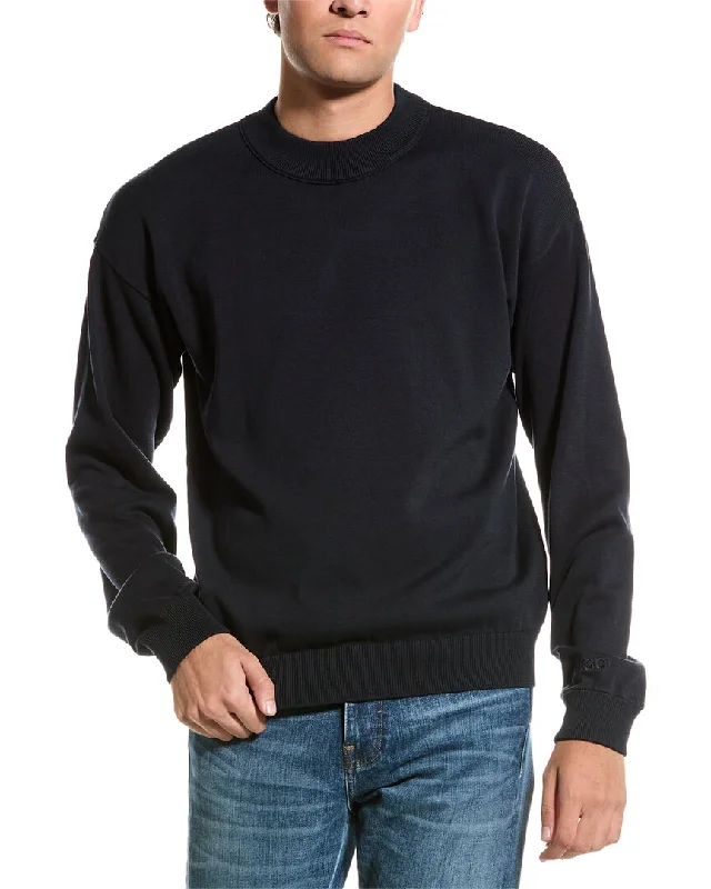 Trendy Wear Hugo Boss Mens  San Matia Sweatshirt, L, Green