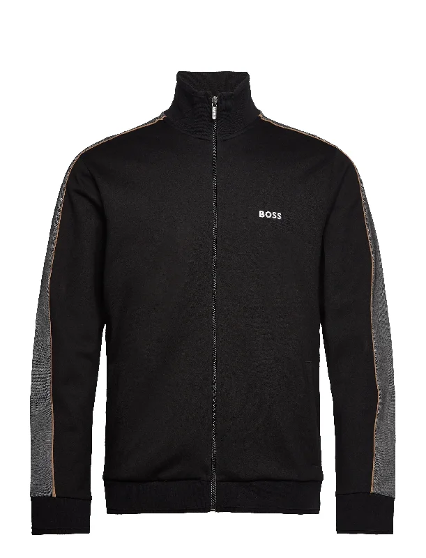 Chic Comfort Wear Hugo Boss Men's Tracksuit Full Zip Jacket, Black