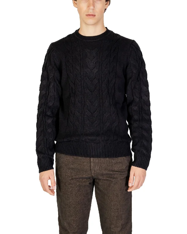 Luxury Style Hamaki-ho Round Neck Long Sleeve Knitwear