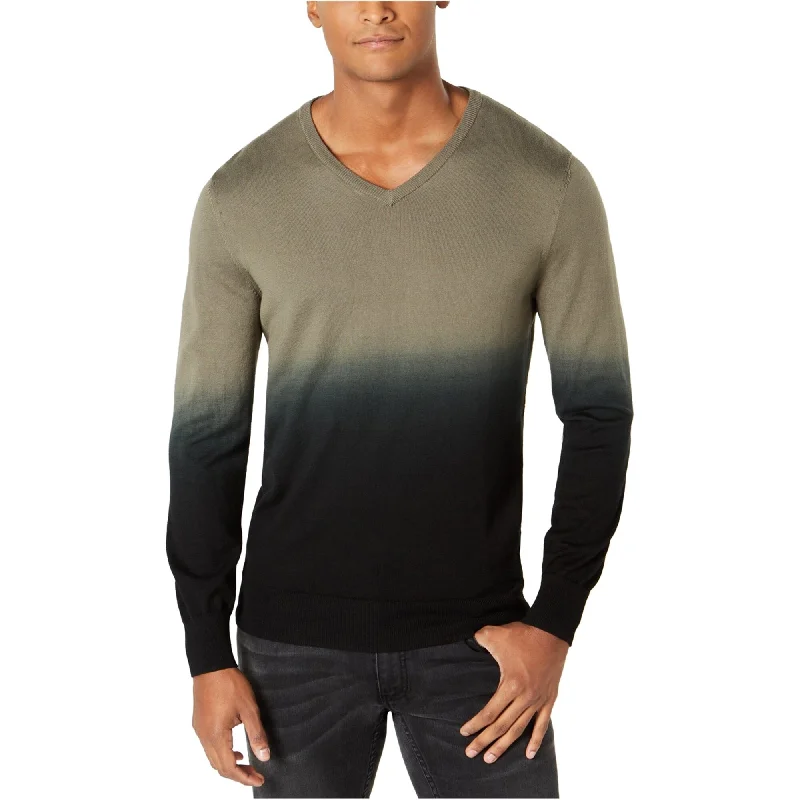 I-N-C Mens Dip Dye Knit Sweater