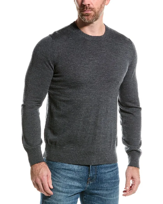 Casual Chic Wear Brooks Brothers Merino Wool Crewneck Sweater