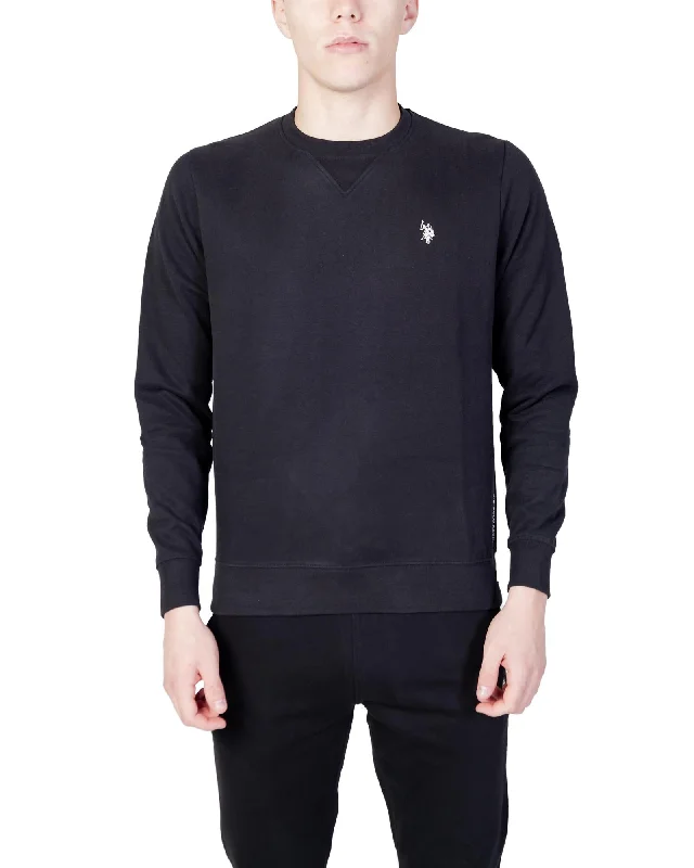 Simple And Comfortable U.s. Polo Assn. US Polo Assn Mens Crew Neck Sweatshirt Black Simple And Comfortable U.s. Polo Assn. US Polo Assn Mens Crew Neck Sweatshirt Black
