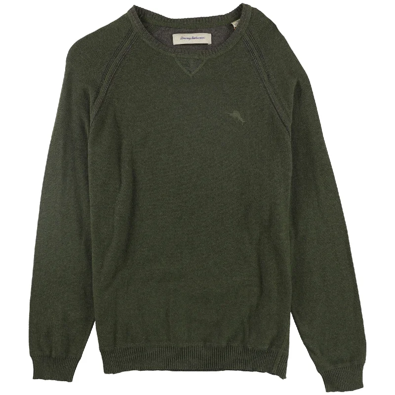 Tommy Bahama Mens Barbados Pullover Sweater, Green, Small