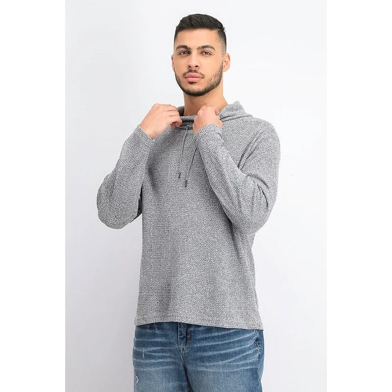 Timeless Outfits Alfani Men's Funnel-Neck Hooded Sweatshirt Black Size Small