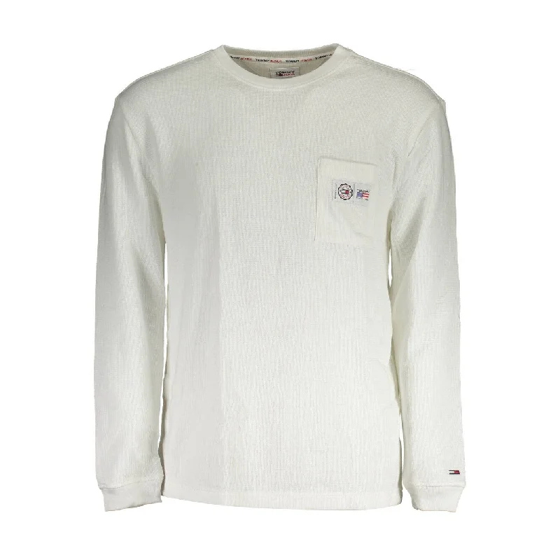 Tommy Hilfiger White Cotton Men Men's Sweater