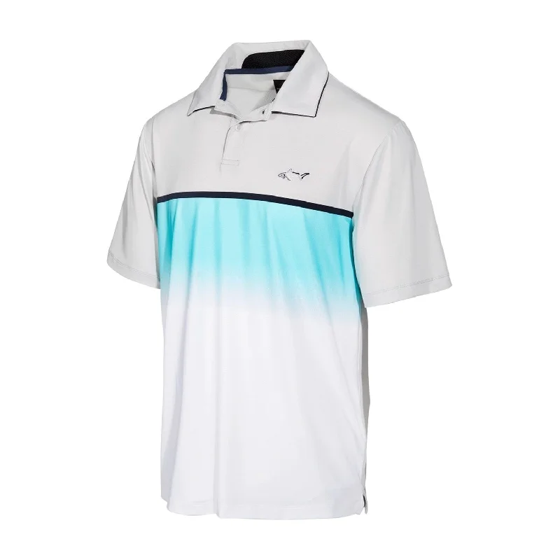 Comfortable Sweaters Greg Norman Men's Chest-Stripe Performance Rugby Polo Shirt Size Extra Large - Grey - XXXL Comfortable Sweaters Greg Norman Men's Chest-Stripe Performance Rugby Polo Shirt Size Extra Large - Grey - XXXL
