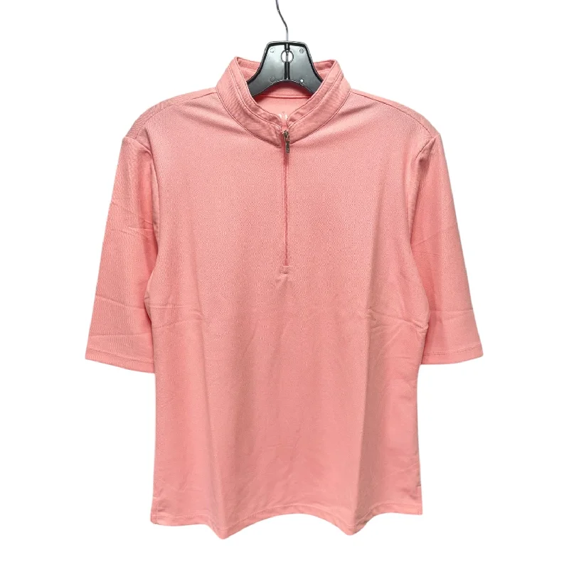 Urban Design Sense Athletic Top Short Sleeve By Nivo In Pink, Size: L