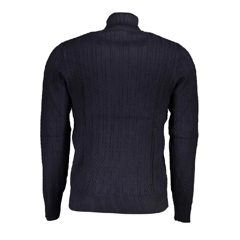 U.S. Grand Polo Elegant Turtleneck Twisted Neck Men's Sweater