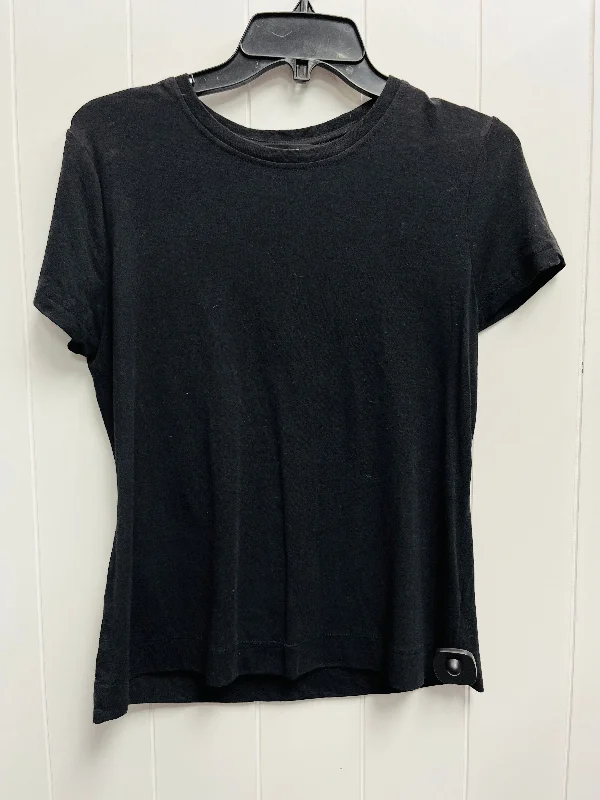 Summer Selection Athletic Top Short Sleeve By Athleta In Black, Size: S