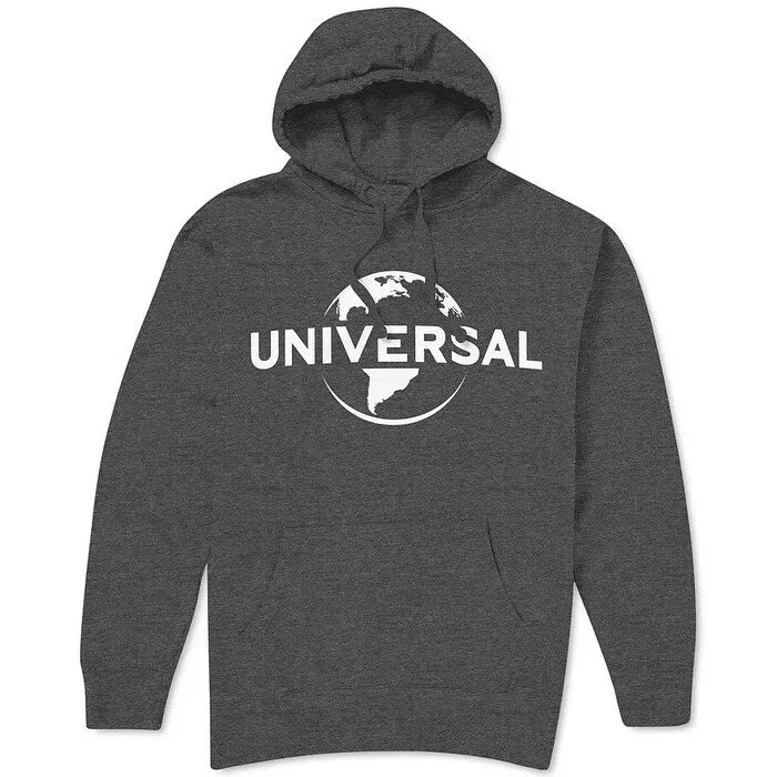 Relaxed Looks Universal Logo Men's Hoodie Grey Size Medium