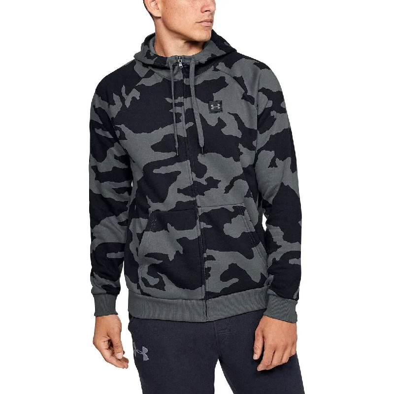 Spring Fashion Under Armour Men's Rival Fleece Camo Zip Hoodie Charcoal Size Extra Large - X-Large Spring Fashion Under Armour Men's Rival Fleece Camo Zip Hoodie Charcoal Size Extra Large - X-Large