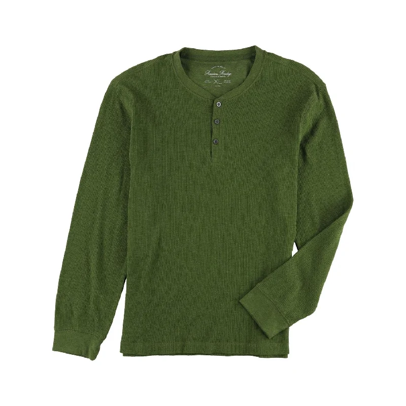 Comfortable Fashion Looks American Heritage Men's Textured Henley Shirt Olive Size 2 Extra Large - XXL Comfortable Fashion Looks American Heritage Men's Textured Henley Shirt Olive Size 2 Extra Large - XXL