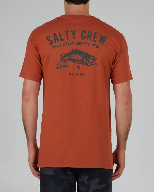 Bass Stamp Premium Ss Tee - Rust