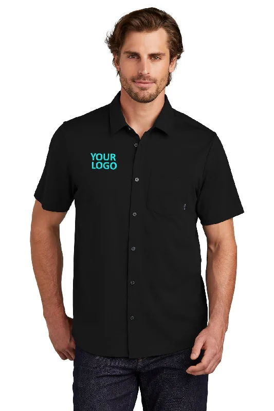 Warm Layers OGIO Extend Short Sleeve Custom Button Downs, Blacktop
