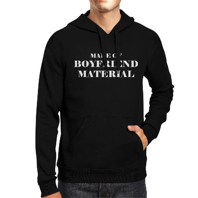 Versatile Comfort Wear Boyfriend Material Unisex Black Hoodie Cute Gift Ideas For Him Versatile Comfort Wear Boyfriend Material Unisex Black Hoodie Cute Gift Ideas For Him