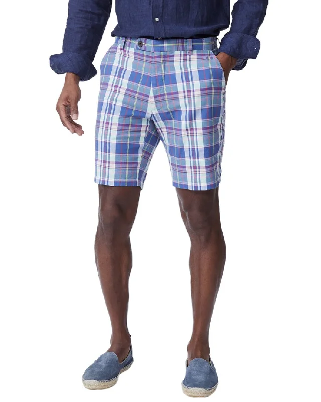 Denim Design J.McLaughlin Plaid Oliver Short