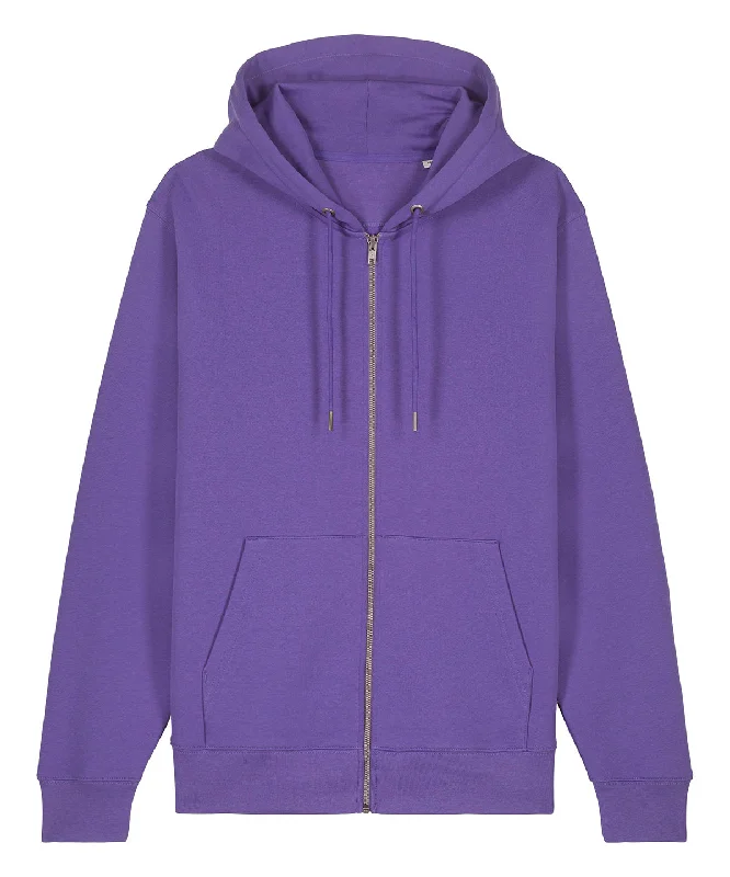 Minimal Style Purple Love - Unisex Cultivator 2.0 iconic zip-thru hoodie sweatshirt (STSU179)