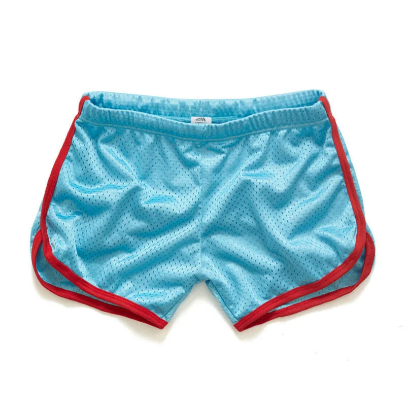 Casual Street Fashion Classic Solid Mesh Men's Shorts Fast Dry Retailer Men's Trunks AMC11 Summer Elastic Waist Cool Men's Shorts