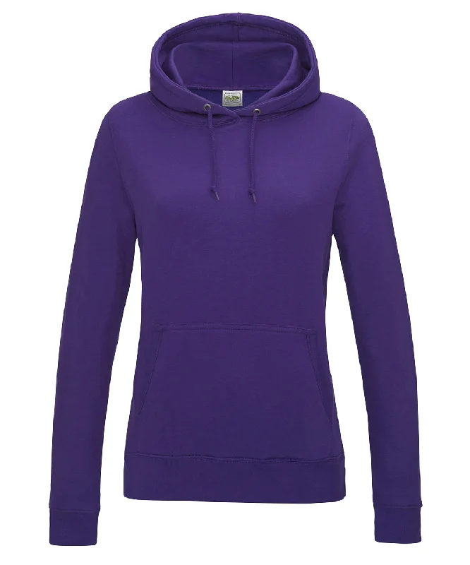 Knitted Design Purple - Women's College Hoodie