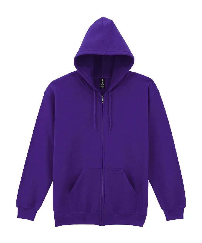 Soft Relaxation Wear Purple* - Heavy Blend™  full zip hooded sweatshirt