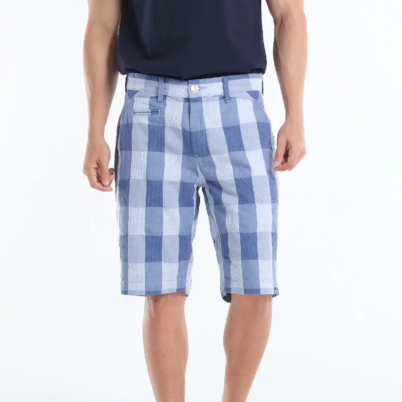 Comfortable And Simple LEE MEN'S CHECKERED CHINO SHORTS
