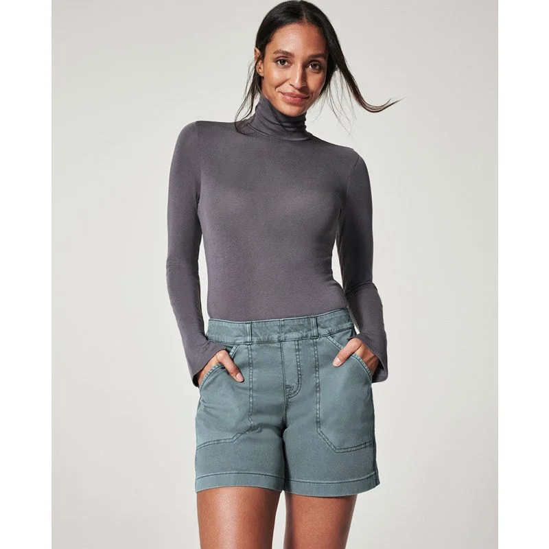 Warm And Comfortable Vireous Classic Women's Elastic Twill Shorts