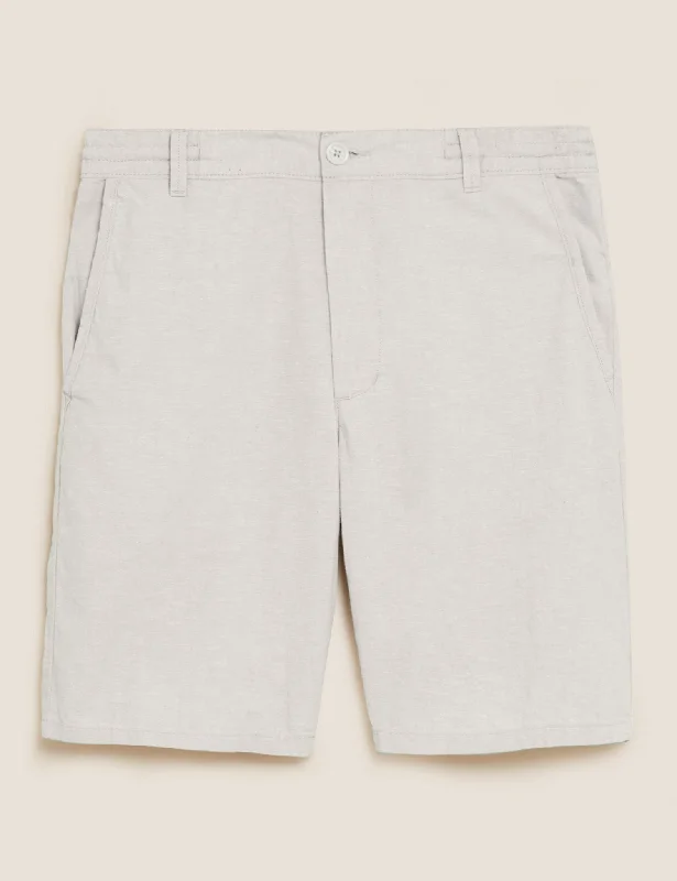 Versatile Items Linen Blend Chino Shorts