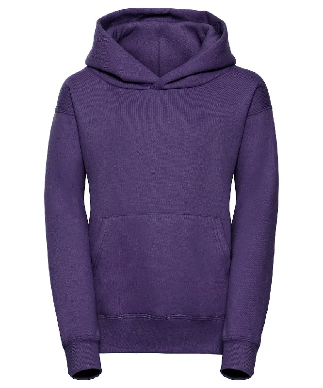 Floral Prints Purple - Kids hooded sweatshirt