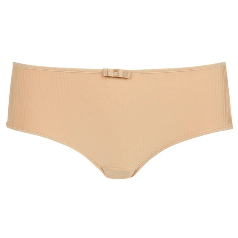 Mid-length Style Idol Nude Pin Stripe Hipster Short - Freya