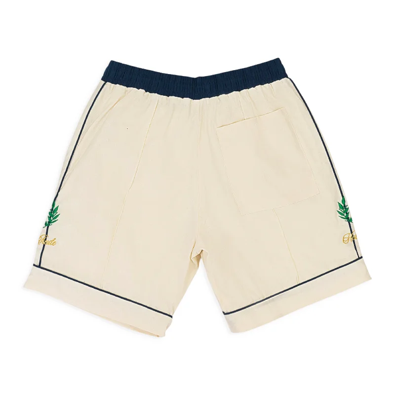 Wearable At Home Or Out PJ CREAM/NAVY SHORTS