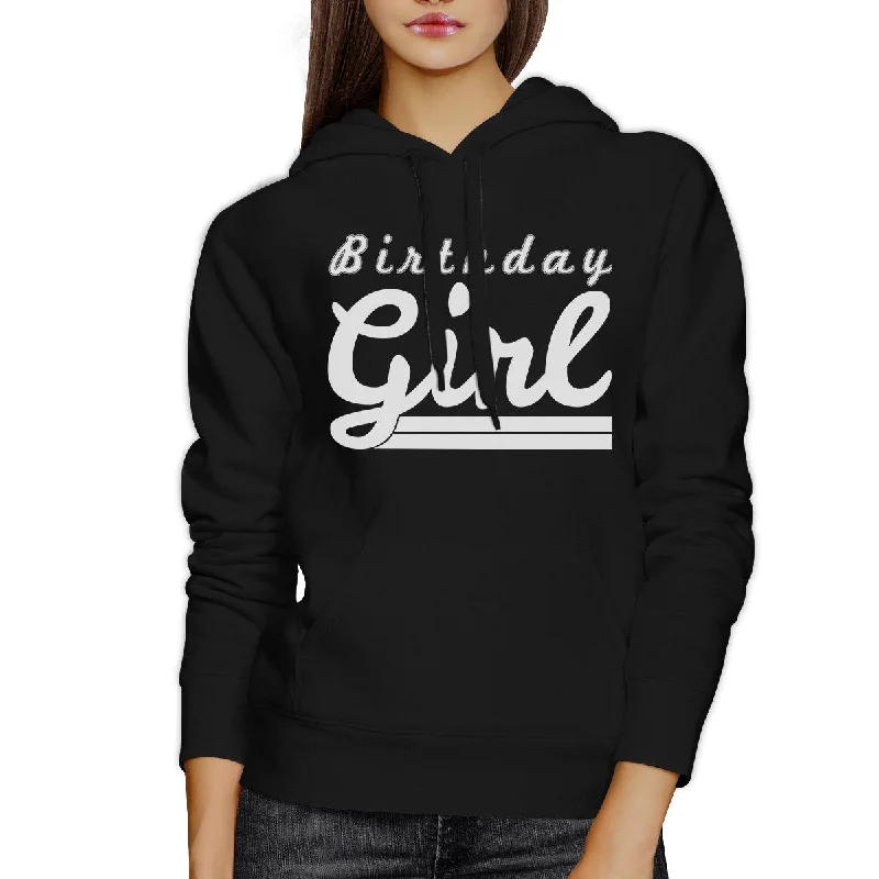Youthful Birthday Girl Black Hoodie