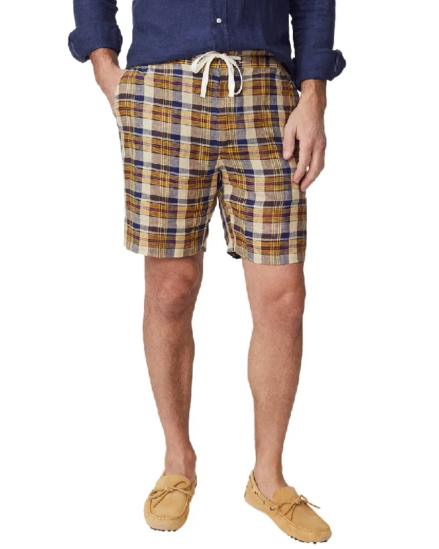 Classic Series J.McLaughlin Plaid Griffin Linen Short