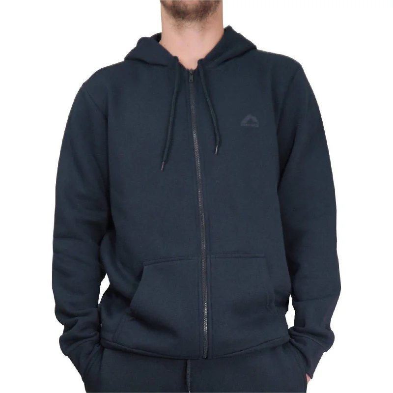 Carefree More Mile Vibe Mens Full Zip Fleece Hoody - Blue