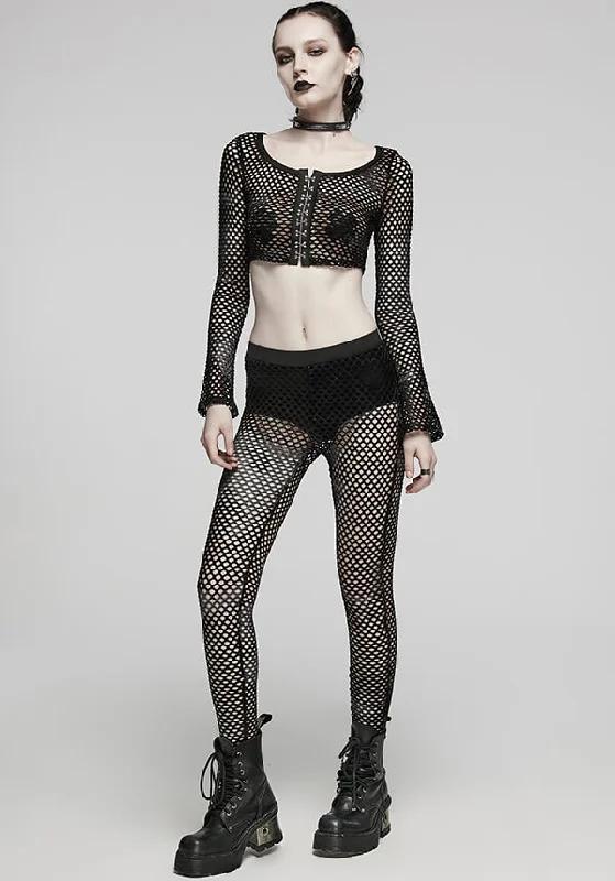 Weekend Comfort Badriyah Fishnet [Black] | LEGGINGS*