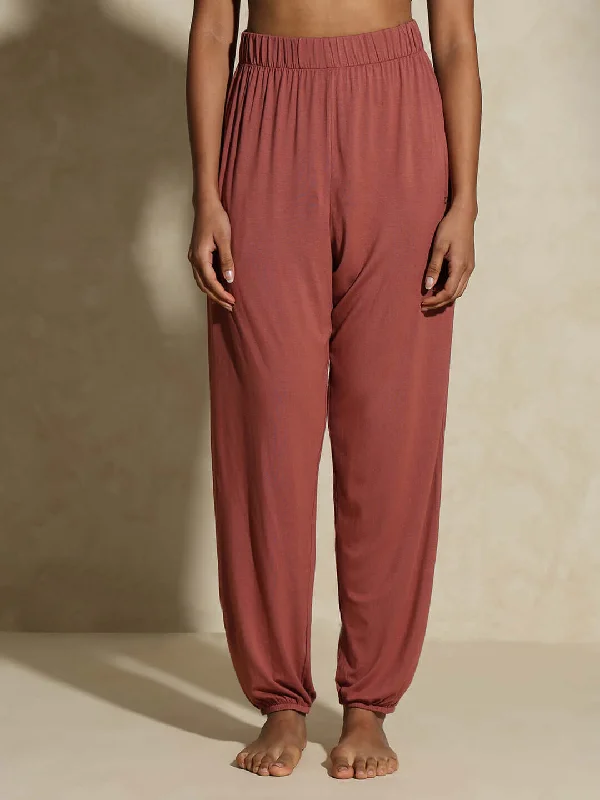 Soft Comfort Yogini Stretch Pants Marsala