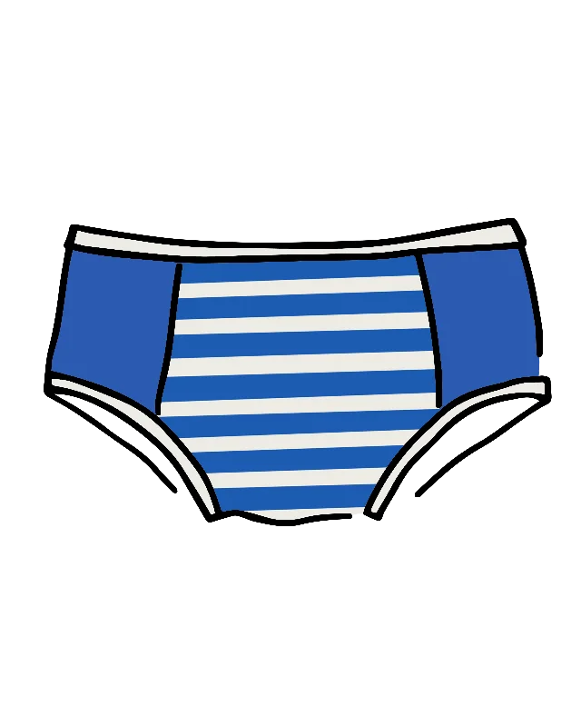Breezy Outfits Hipster Sailor Stripe Panel Pants