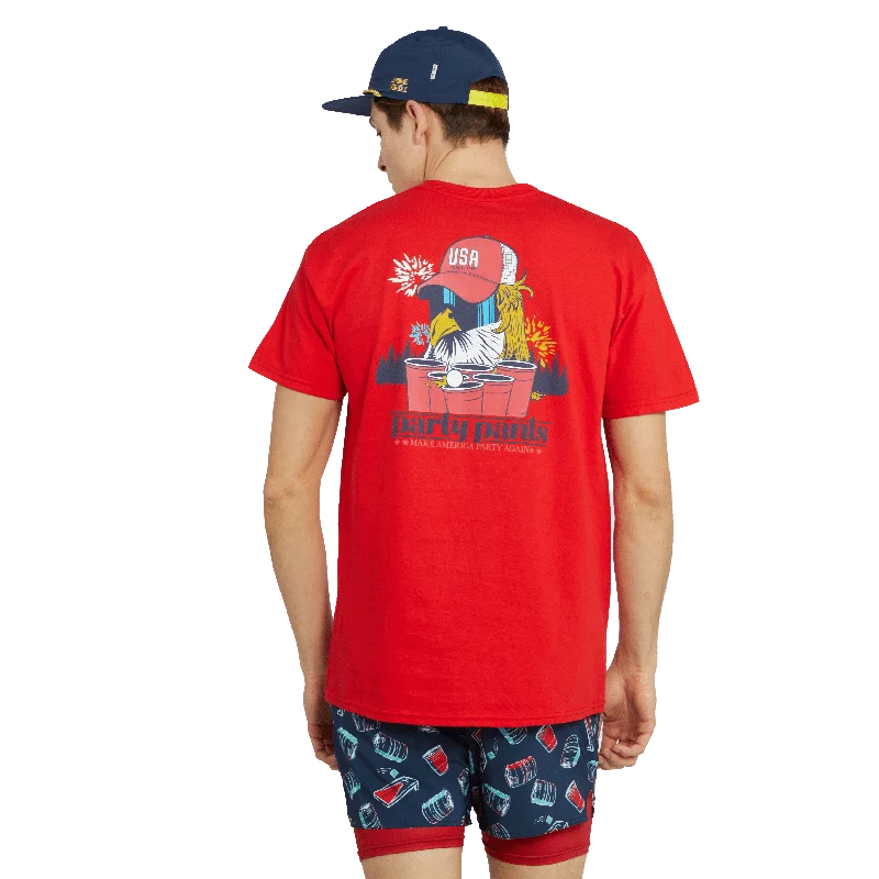 Cozy Chic Wear Free Birdie Red Golf T-Shirt