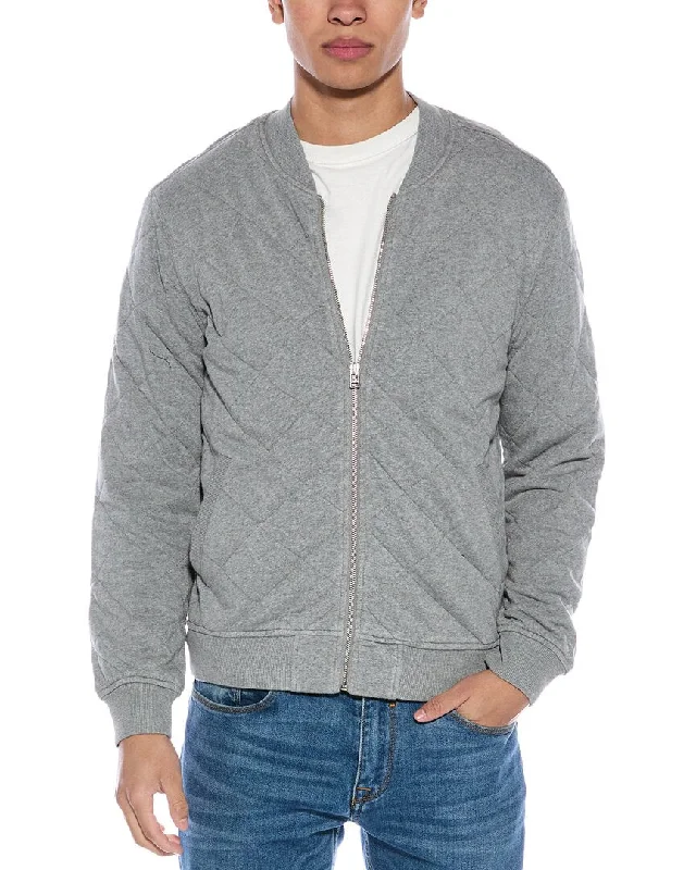Embroidery Design Sol Angeles Quilted Bomber Jacket