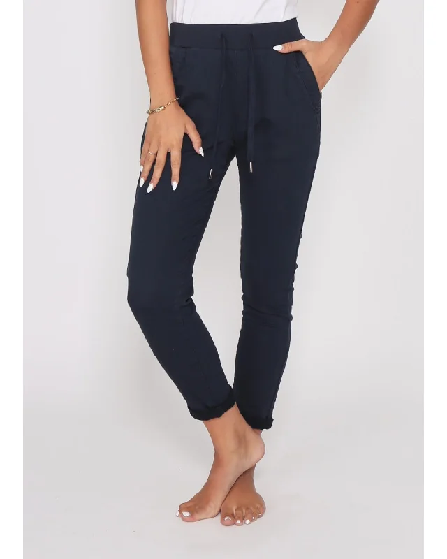 Breezy Comfort Monaco Jeans Riley Denim Jogger - Ink