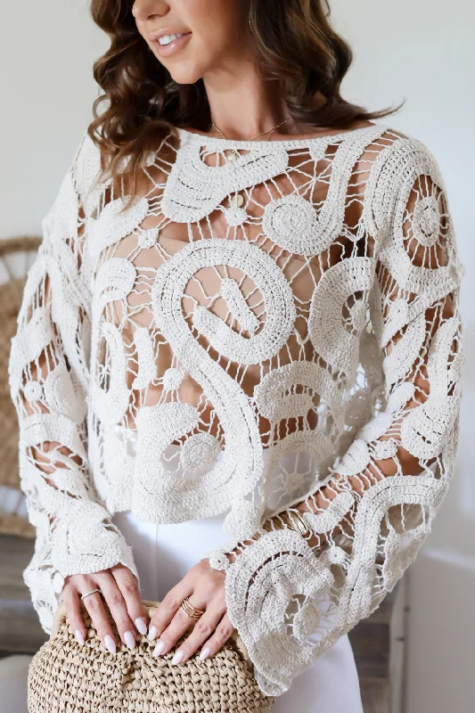 Comfortable Wear Sierra Crochet Blouse