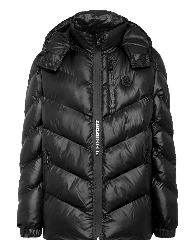 Celebrity Picks Nylon Puffer Jacket Tiger