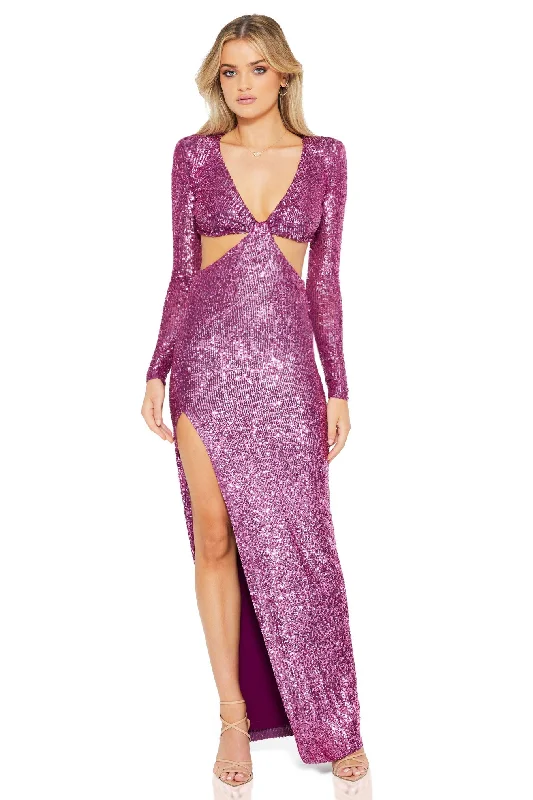 Comfy Chic SEQUIN JEWEL GOWN