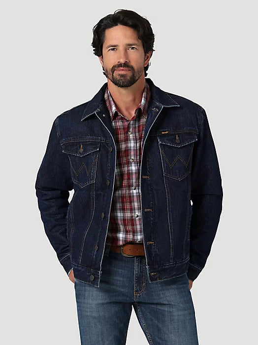 Autumn Selection Wrangler Men's Retro Unlined Denim Jacket