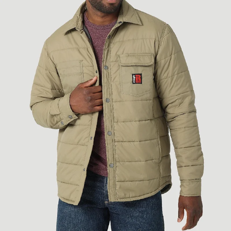 Celebrity Must-have Wrangler Riggs Workwear Men's Jacket in Bark